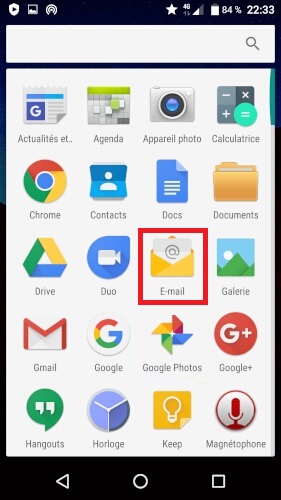 Configuration d’un compte e-mail Crosscall