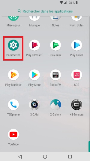 Changer le code PIN sur le Crosscall Trekker X4