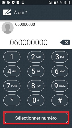 1ere configuration du bouton SOS :