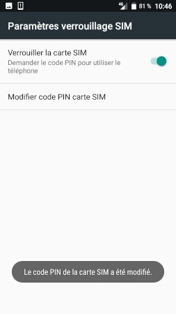 Comment changer le code PIN sur le Doro 8035 ?