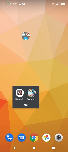 Ajouter une application à un dossier existant