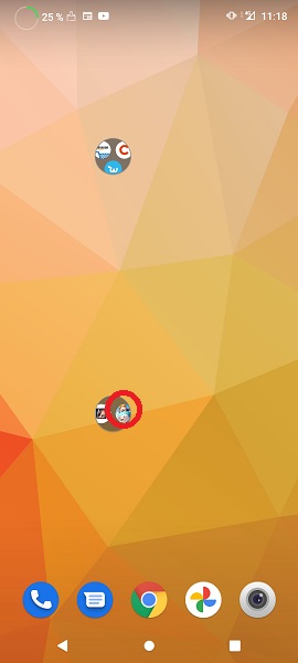 Ajouter une application à un dossier existant