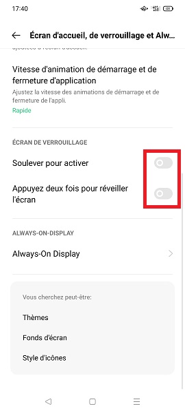 Choisir le style d’horloge et les éléments affichés