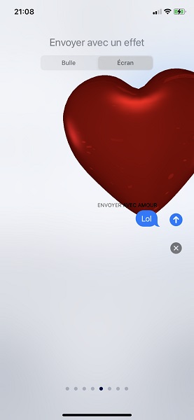 Coller des autocollants et Memoji sur un message