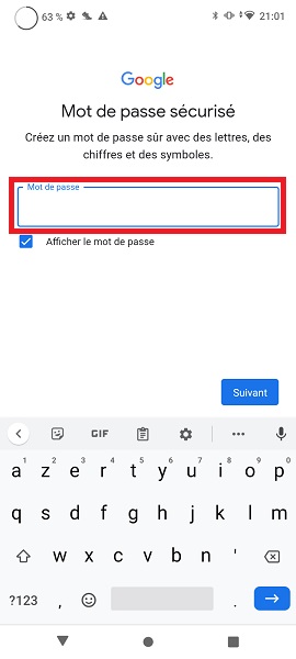 Créer compte Google de votre enfant.