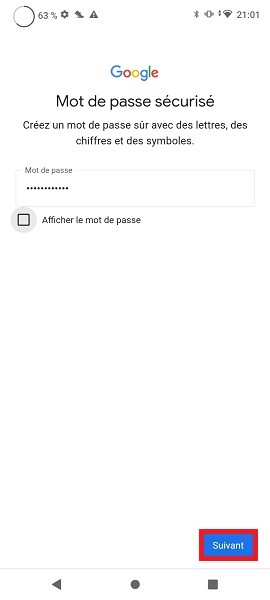 Créer compte Google de votre enfant.