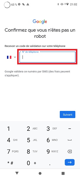 Créer compte Google de votre enfant.