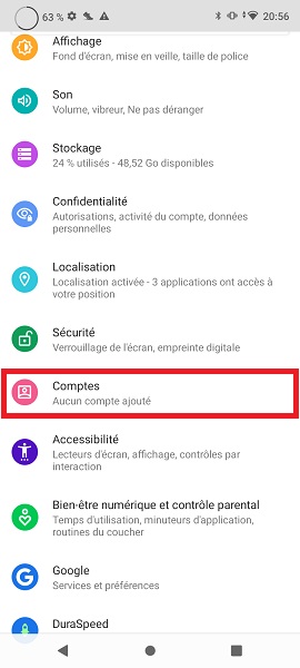 Créer compte Google de votre enfant.