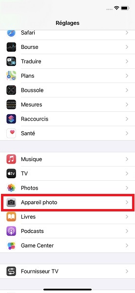 Méthode 1 : prendre directement les photos en JPEG