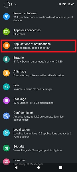 Mettre une notification en silencieux