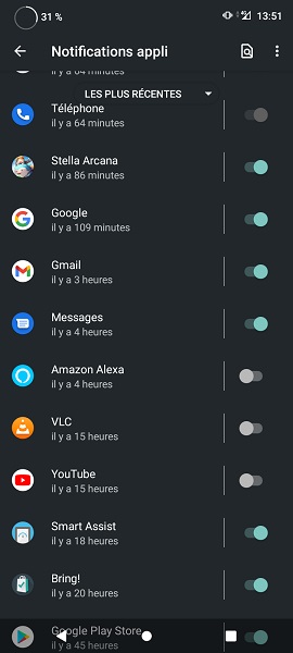 Activer le mode Ne pas déranger programmé