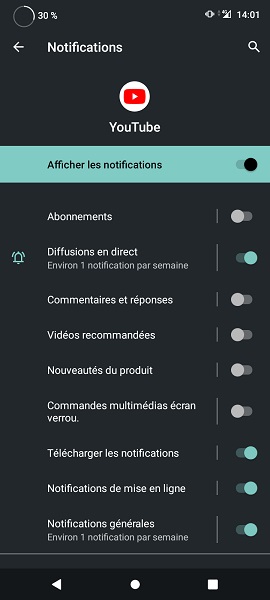 Voir l’historique des notifications