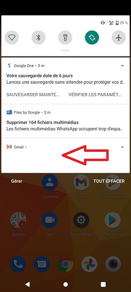 Couper une notification dès qu’elle s’affiche