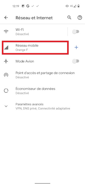 Effectuer une recherche manuelle des réseaux