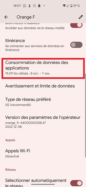 Contrôler et limiter la consommation de données