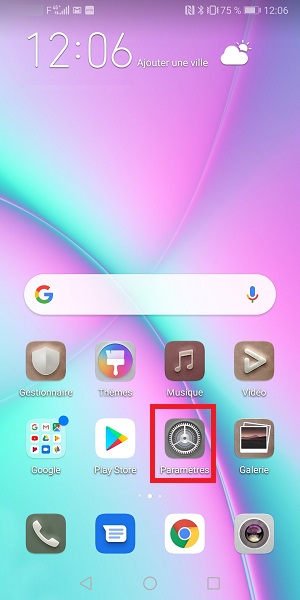 Changer le code PIN sur le Honor 10