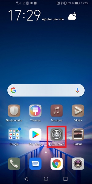 Changer le code PIN sur le Honor 20