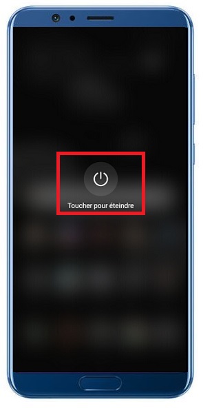 Comment éteindre le Honor View 10 ?