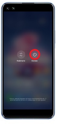 Comment éteindre le Honor View 30 Pro ?