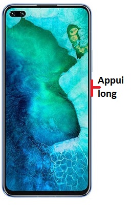 Comment éteindre le Honor View 30 Pro ?