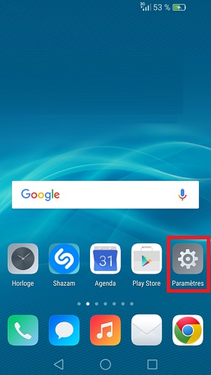 Changer le code PIN sur le Honor 5X