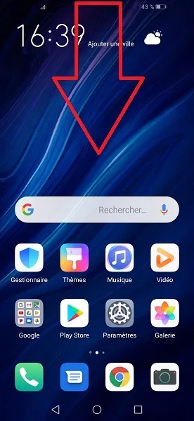Capture par geste à 3 doigts (Wiko, Xiaomi, OPPO…)