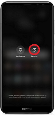 Comment éteindre le Huawei Mate 10 ?