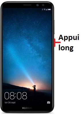 Comment éteindre le Huawei Mate 10 ?