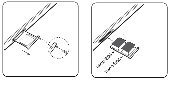Insérer la carte SIM dans le Huawei Mate 20