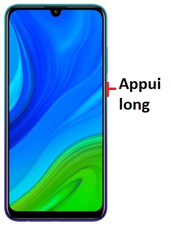 Comment éteindre le Huawei P Smart 2020 ?