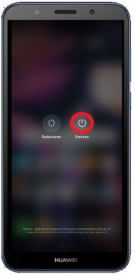 Comment éteindre le Huawei Y5 2018 ?