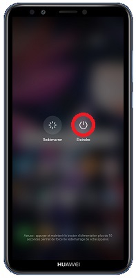 Comment éteindre le Huawei Y7 2018 ?