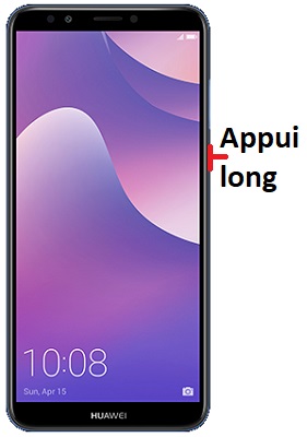 Comment éteindre le Huawei Y7 2018 ?
