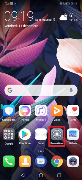 Changer le code PIN sur le Huawei Y7 2019