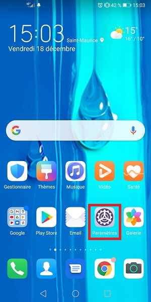 Changer le code PIN sur le Huawei Y9 2019