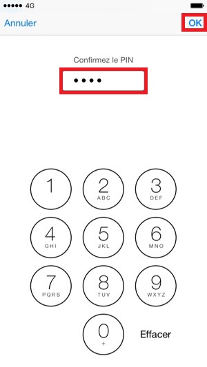 Modifier le code PIN de la SIM sur Apple iPhone 7