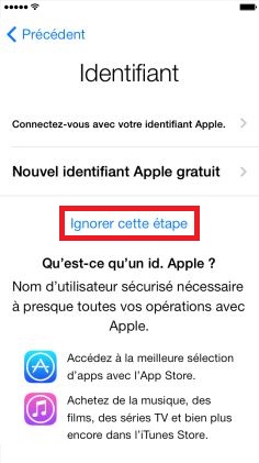 Effectuer l’activation de l’iPhone pour la vente (nouvel iPhone)
