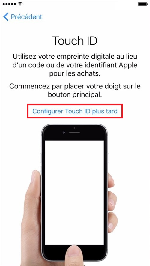 Effectuer l’activation de l’iPhone pour la vente (nouvel iPhone)
