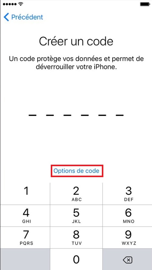 Effectuer l’activation de l’iPhone pour la vente (nouvel iPhone)