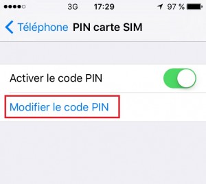 Modifier le code PIN de la SIM sur Apple iPhone 4S