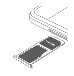 Insérer la carte SIM dans le Huawei Nova