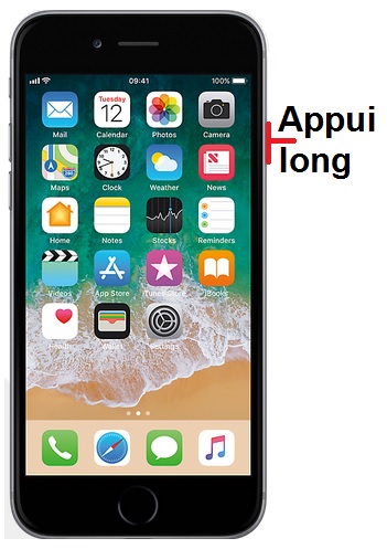 Comment éteindre le Apple iPhone 7 ?