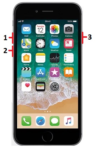 Forcer l'arrêt si le Apple iPhone 8 est bloqué