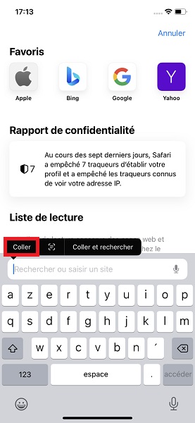 Le copier-coller classique : sélectionner et copier