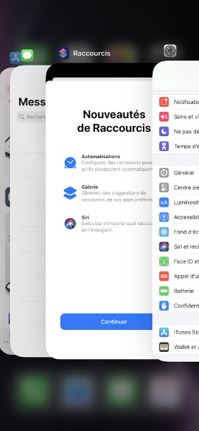 Applications récentes sur iPhone avec Face ID