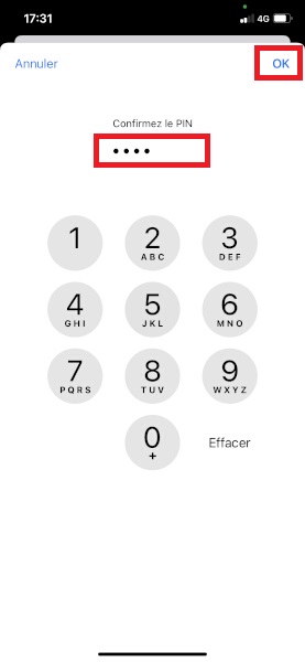 Modifier le code PIN de la SIM sur Apple iPhone 13 Mini