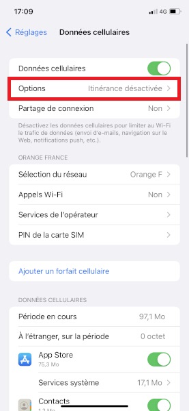 Activer les appels 4G / VOLTE sur iPhone