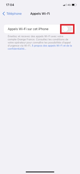 Comment activer les appels Wi-Fi sur iPhone ?