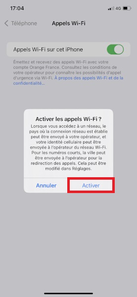 Comment activer les appels Wi-Fi sur iPhone ?