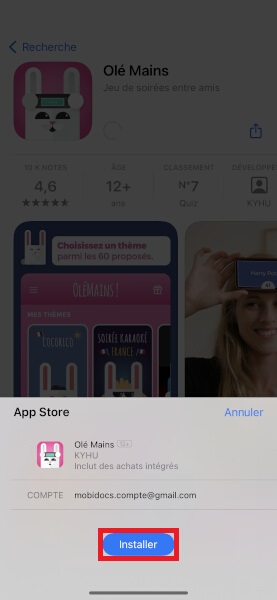 Comment installer une application ?